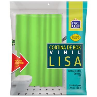 Imagem de Cortina para Box Verde (1,35x2,00m) | Plast Leo (Ref.: 603-D)