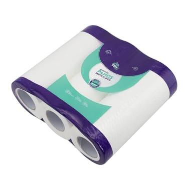 Imagem de JG ROLOS DE PANO P/LIMPEZA POLIESTER MULTIUSO REUTILIZAVEL 20 X 22CM (3 ROLOS DE 50UN CADA) - EM CASA TEM CLEAN - CM24