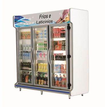 Imagem de Expositor Frios e Laticínios 3 Portas Polofrio Expositor Europeu Verme