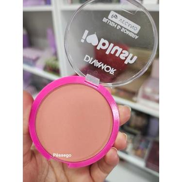 Imagem de Divamor, Blush Compacto em pó Vegano Divamor (Pêssego)