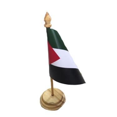 Imagem de Bandeira De Mesa Da Palestina - Mundo Das Bandeiras