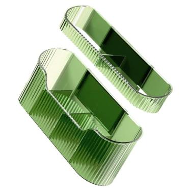 Imagem de LiebeWH Suporte de Guarda-chuva, Organizador de Economia de Espaço de Plástico para Casa e Escritório, Design Montável na Parede Com Grande Capacidade (Verde)