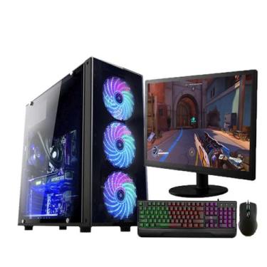 Imagem de Computador Completo Intel Core I7 Memória 8Gb SSD 480GB Monitor 19 pol