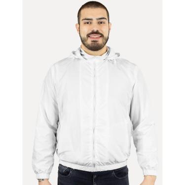 Imagem de Jaqueta Dixen Masculina Corta-Vento Nylon Branca-Masculino