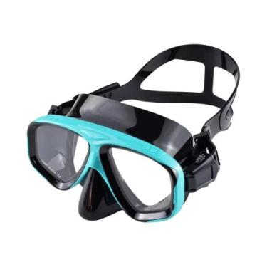 Imagem de Máscara De Snorkel De Silicone Com Visão Ampla, Óculos De Mergulho Com