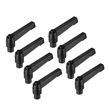 Imagem de Uxcell M6 Alça Ajustável Alavanca de Fixação Rosca Botão Botão Ratchet Fêmea Rosca Pino 8 peças