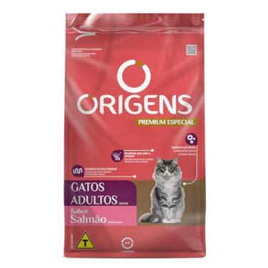Imagem de Origens Ração Seca Para Gatos Adultos Sabor Salmão 3Kg