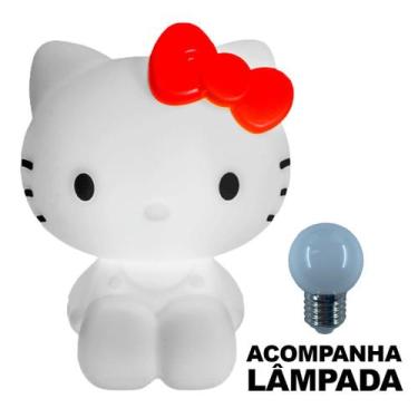 Imagem de Luminaria de Mesa Hello Kitty Bivolt com Lâmpada - Usare