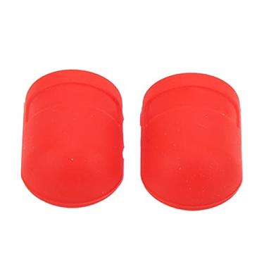 Imagem de Luvas Protetoras da Mudança da Mão da Bicicleta, Capa da Alavanca do Shifter do Freio da Bicicleta do Silicone Anti para Bicicletas de Estrada (Vermelho)