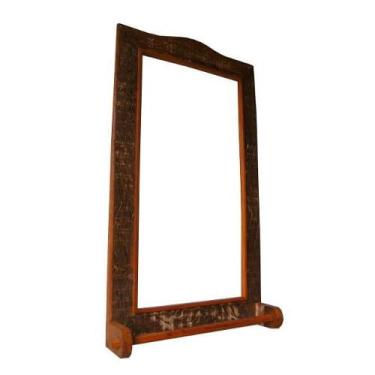 Imagem de Moldura G Com Porta Toalha em Madeira de Demolição - 1423