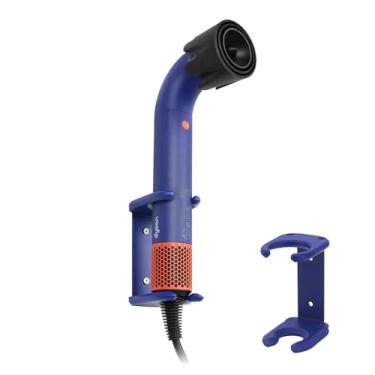 Imagem de Boweike Organizador de parede compatível com secador de cabelo Dyson Supersonic r™, suporte de armazenamento de metal compatível com Dyson Supersonic r para banheiro, quarto, cabeleireiro, barbearia