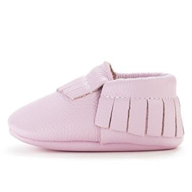 Imagem de Mocassins para bebês BirdRock – Mais de 30 estilos para meninos e meninas! Cada par alimenta uma criança, Lavender, 8 Infant