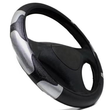 Imagem de Capa De Volante Automotivo Carro Universal Varios Modelos e cores tuning (Prata)