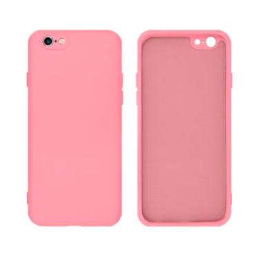 Imagem de Capinha Compativel com iPhone 6 / 6S Com Proteção de Câmera em Silicone com Interior Aveludado