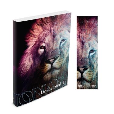 Imagem de Devocional I - Capa Leão NEON - Brochura + Marca Páginas