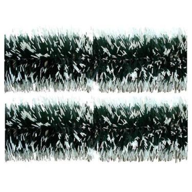 Imagem de Jogo Festão PVC Verde Nevado 9cmx2m 2 Peças Total 4 Metros - Magizi
