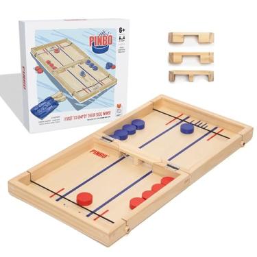 Imagem de PINBO The Classic Slingshot Board Game, Large Model Two Player Fast Paced Action for Kids and Adults, Foldable Design for Travel & Storage, Spare Parts Included