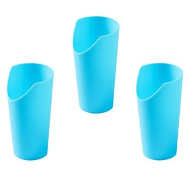 Imagem de JFGLORIX 3 copos Nosey de 250 ml, copos de cuidados para idosos para recuperação e reabilitação de fisioterapia