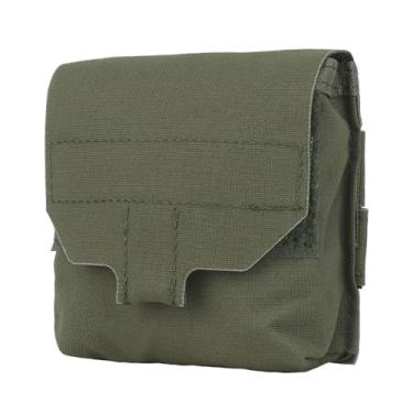 Imagem de SABADO Bolsa utilitária Tactical Mini Molle Essential Medical IFAK Pouch de uso geral Micro GP Pouch Suporte de plugue de ouvido EDC Gear (verde raiv)