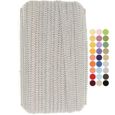 Imagem de Trança trançada Gimp - 10 jardas - 30+ cores - renda de estofamento trançado Gimp guarnição de trança de rolagem guarnição turca para fantasias decoração de casa estofados artesanato costura DIY