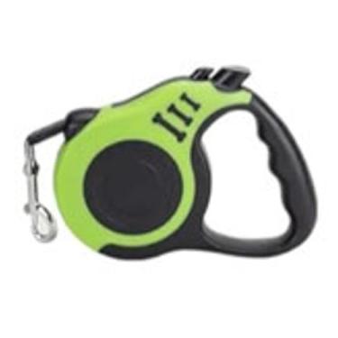 Imagem de Guia Unificada para Cachorros，5 M TelescóPico，TrancáVel，Adequado para Passear Animais de EstimaçãO(Verde,5 Metro)