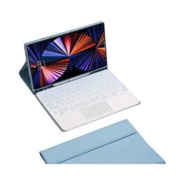 Imagem de Capa Com Teclado Magnético Bluetooth Retroiluminado Destacável Para Sa
