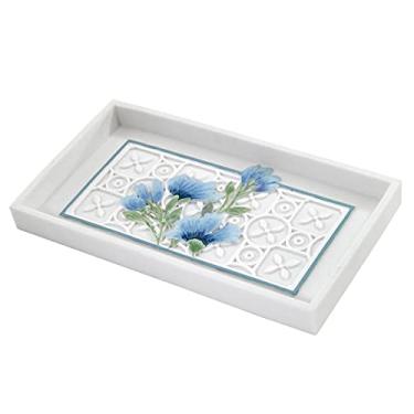 Imagem de Avanti Linens - Bandeja de penteadeira, decoração de bancada para banheiro ou cozinha, multiuso (coleção Vista do jardim)