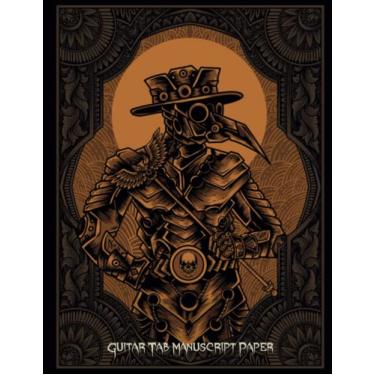 Imagem de Livro em branco Death Metal Guitar Tab, livros de diagrama de acordes em branco, livro para guitarrista, 100 páginas, 21,5 x 28 cm