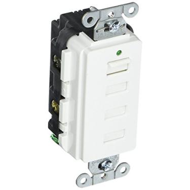 Imagem de Hubbell Wiring Hubbell Style Line Decorator USB Carregador Tomada, 4 portas, branco USB 4W