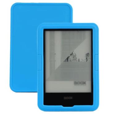 Imagem de INSOLKIDON Capa para tablet Bo-ox Vasco da Gama1/2/3/4/5 de 6 polegadas, capa de silicone ultrafina, à prova de choque, leve (azul)