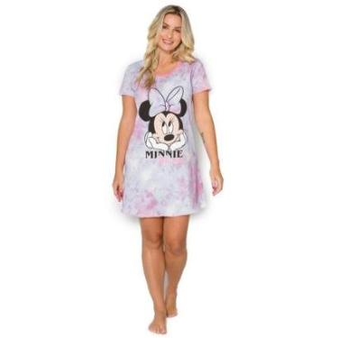 Imagem de Camisola Minnie Tie Dye Disney Evanilda - AZUL - P-Feminino