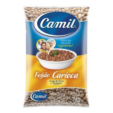Imagem de Kit Com 3 Feijao Carioca Tipo 1 Selecionado Camil Pacote 1Kg -