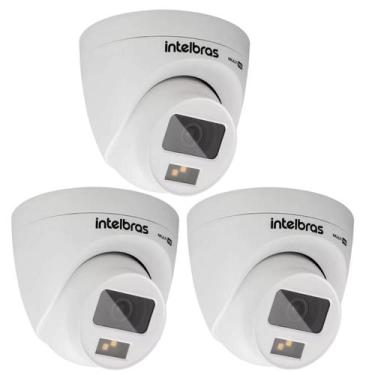 Imagem de Kit 3 Câmeras de Segurança Intelbras Multi Hd 20m Vhd 1120 D Full Colo