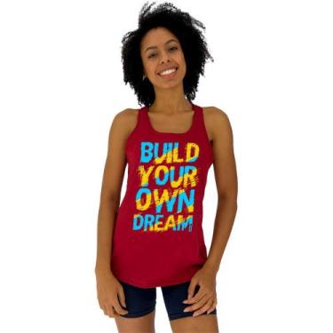 Imagem de Regata Feminina Recorte Nadador MXD Conceito Build Your Own Dream, M, 