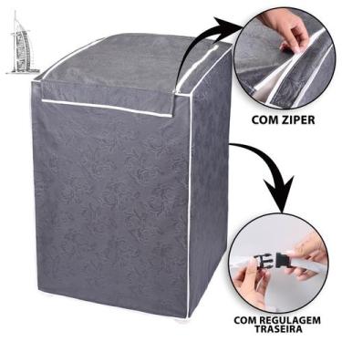 Imagem de Capa Máquina de Lavar com Zíper Média de 10kg á 12kg serve em Todas as