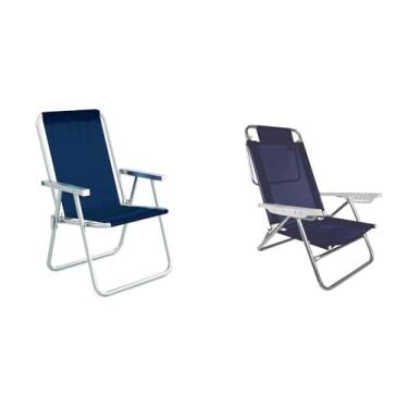 Imagem de Kit Mor Cadeira Alta Conforto + Summer Royal Azul