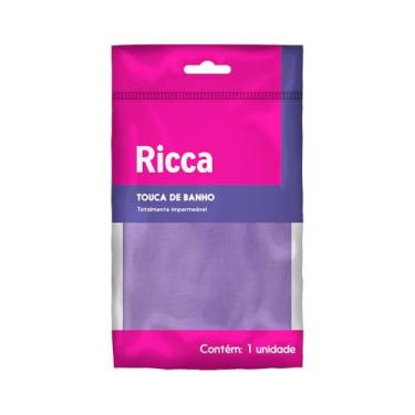 Imagem de Touca De Banho Plastica Lisa Ricca 1Unid