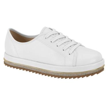 Imagem de Tênis Beira Rio Casual Flatform Feminino 4196.1003 36 Branco/gliter