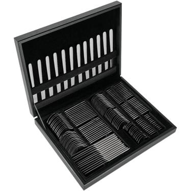 Imagem de Faqueiro Premiere 84 Peças Com Estojo Brinox Madeira