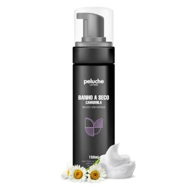 Imagem de Banho A Seco Pet Gato Cachorro Camomila Peluche Sem Enxágue - Peluche 
