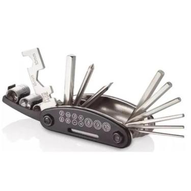 Imagem de Kit Ferramenta Canivete para Bicicleta 15 Funções - A.R Variedades Mt