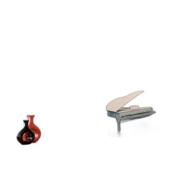 Imagem de Papel De Parede 3D Musica Piano Branco Mar Arte 3,5M Mus104 - Você Dec