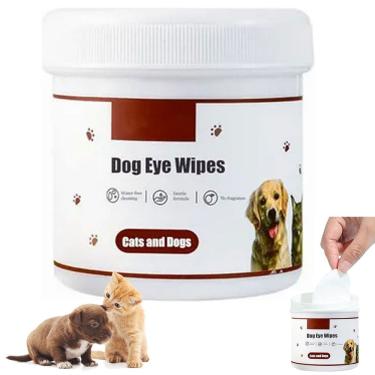 Imagem de Lenço Umedecido Cao Gato Cachorro Pet Limpza Olhos Animal de Estimaçao Suava Seguro Hipoalergenico