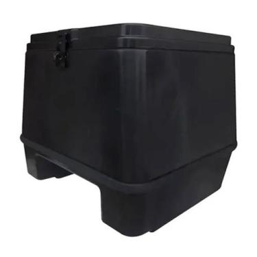 Imagem de Bau 90 litros plastico preto mn3