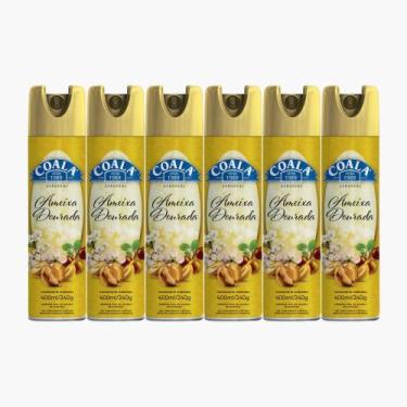 Imagem de Kit com 6 Odorizantes Aerossol Coala Ameixa Dourada 400ml