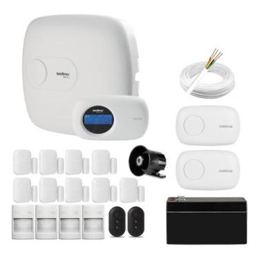 Imagem de Kit Alarme Intelbras 14 Sensores Sem Fio Teclado LCD via App