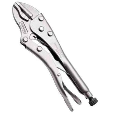 Imagem de Alicate De Pressão 10'' Tramontina - Mordentes Triangulares - Aço Especial - Cromado