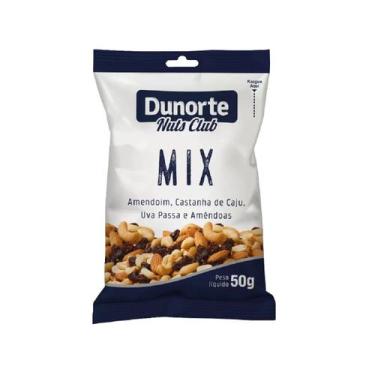 Imagem de Mix de nuts, amendoim, uva passa, castanha de caju e amêndoas 50g 10 u