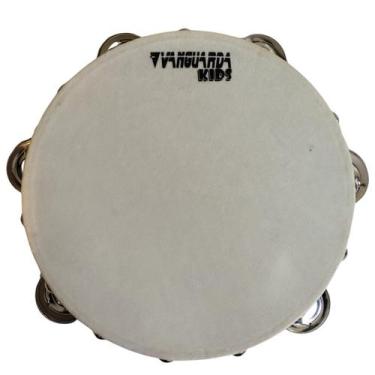 Imagem de Pandeiro Infantil 8 Polegadas Couro E Madeira Vanguarda