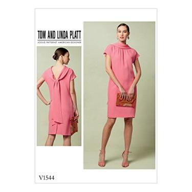 Imagem de Butterick V1544-E50 Misses' Lined Shift Dress, 14-16-18-20-22